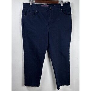 Gloria Vanderbilt Amanda Stretch Classic Mid Rise Tapered Leg Size 14